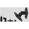 Supporto diffusori Jolly SB-20. Supporto casse acustiche include adattatori  da 1,2  e 4 fori  attacco a muro o a sofitto con carico max 4,5 kg regolabile